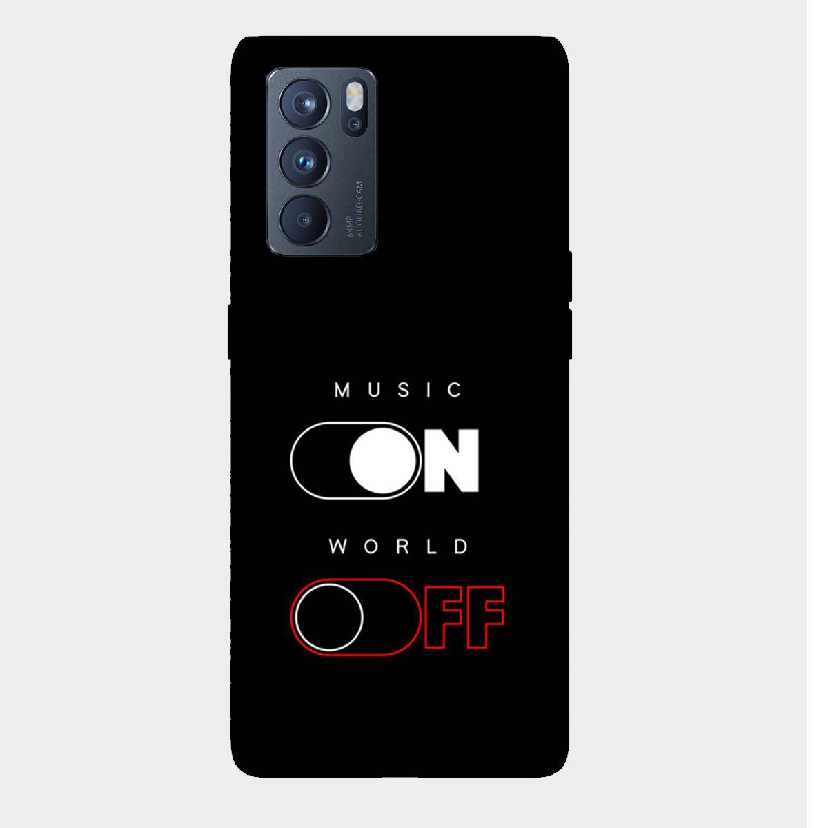 Music On World Off - Mobile Phone Cover - Hard Case