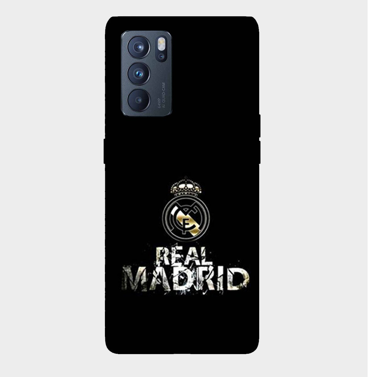 Real Madrid - Black & Gold - Mobile Phone Cover - Hard Case