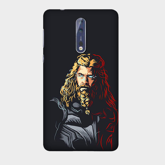 Thor - Bearded - Mobile Phone Cover - Hard Case