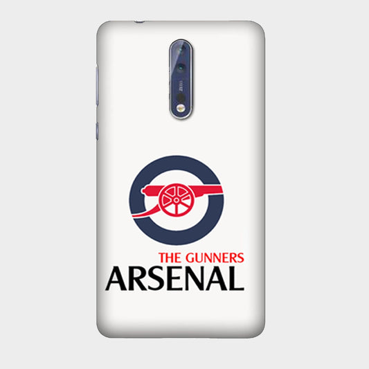 The Gunners - Arsenal FC - White - Mobile Phone Cover - Hard Case