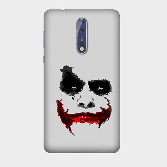 The Joker Face - White - Mobile Phone Cover - Hard Case