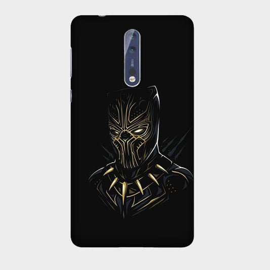 Black Panther - Golden & Black - Mobile Phone Cover - Hard Case