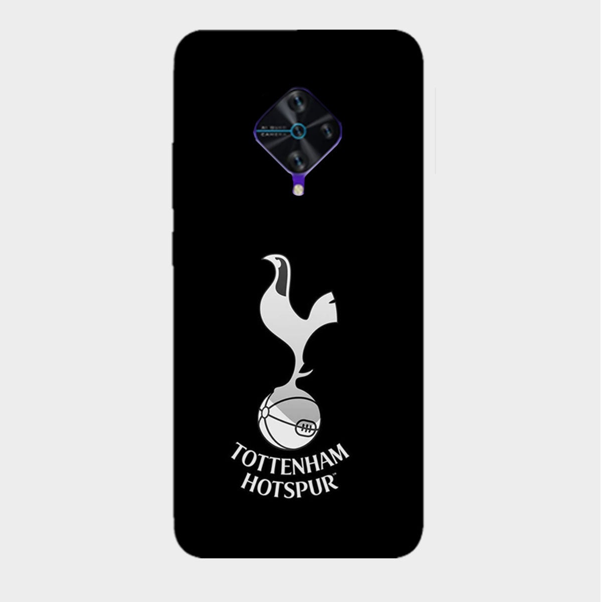 Tottenham Hotspurs - Black - Mobile Phone Cover - Hard Case - Vivo