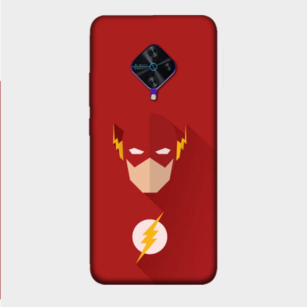 The Flash - Red - Mobile Phone Cover - Hard Case - Vivo