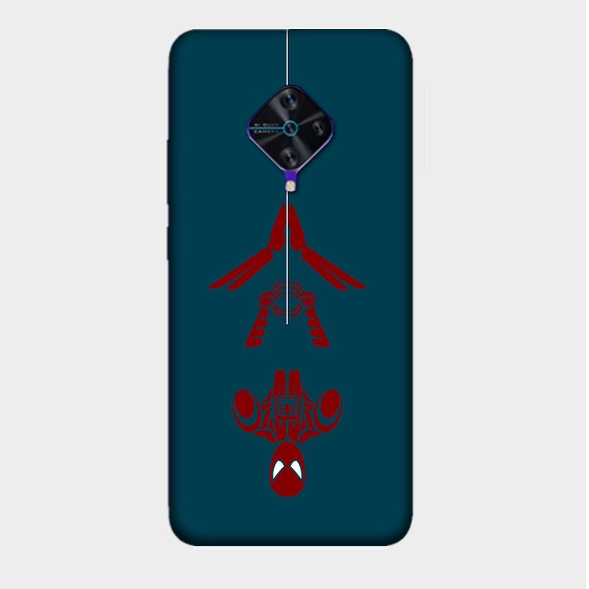 Spider Man - Upside - Mobile Phone Cover - Hard Case - Vivo