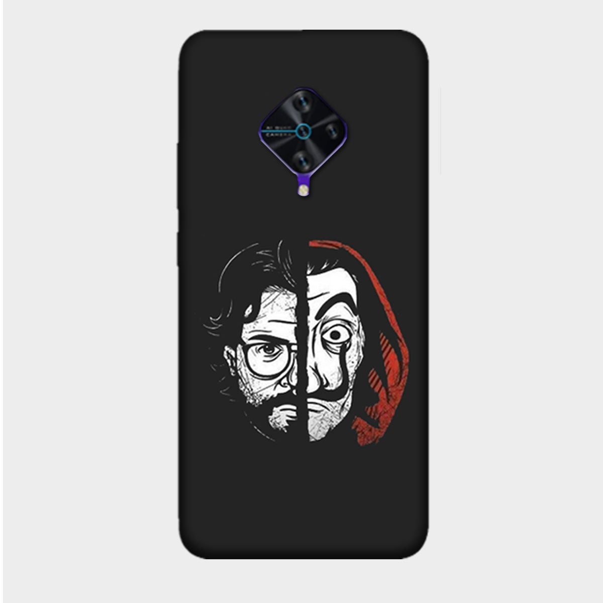 Money Heist Professor - Mobile Phone Cover - Hard Case - Vivo