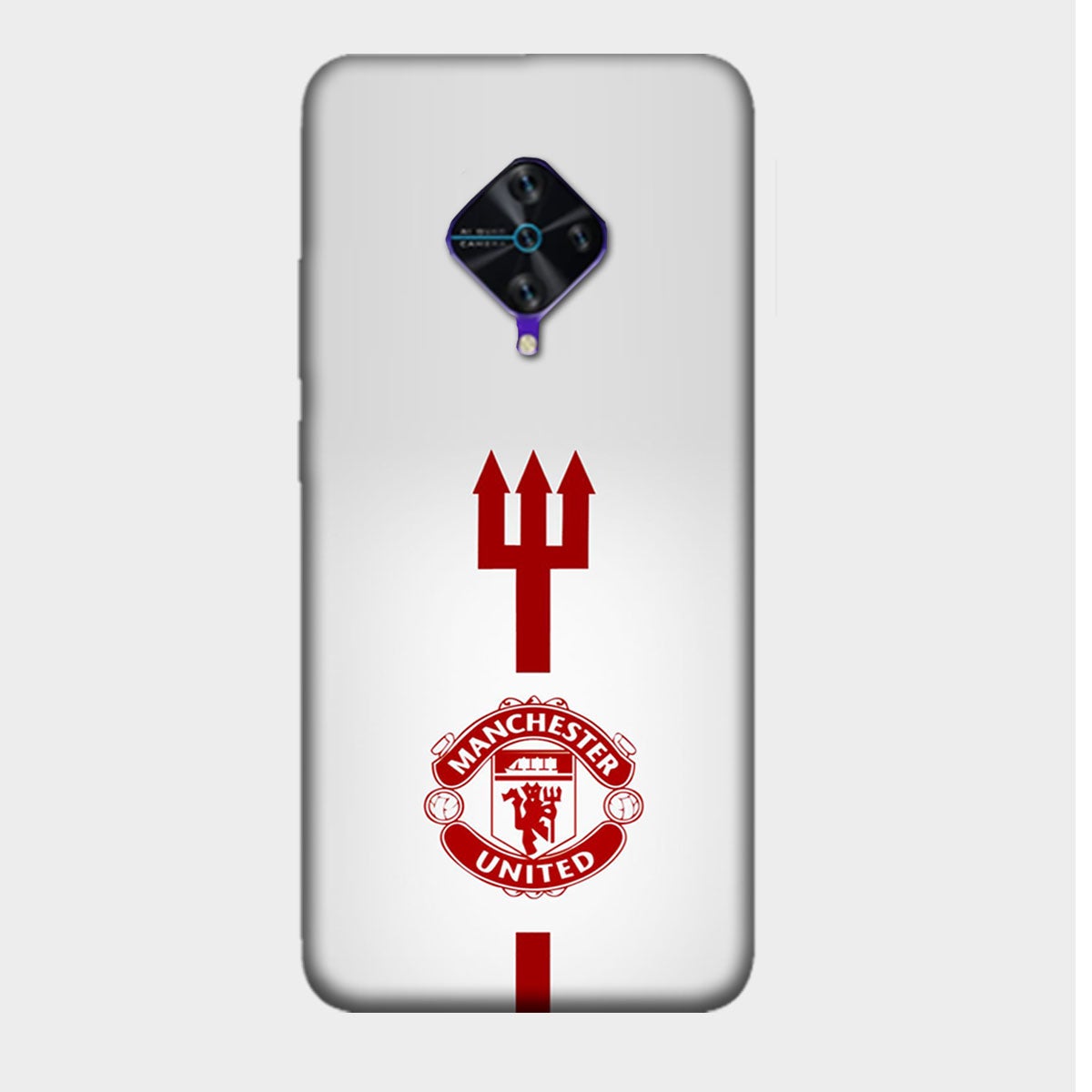 Red Devils Manchester United - Mobile Phone Cover - Hard Case - Vivo