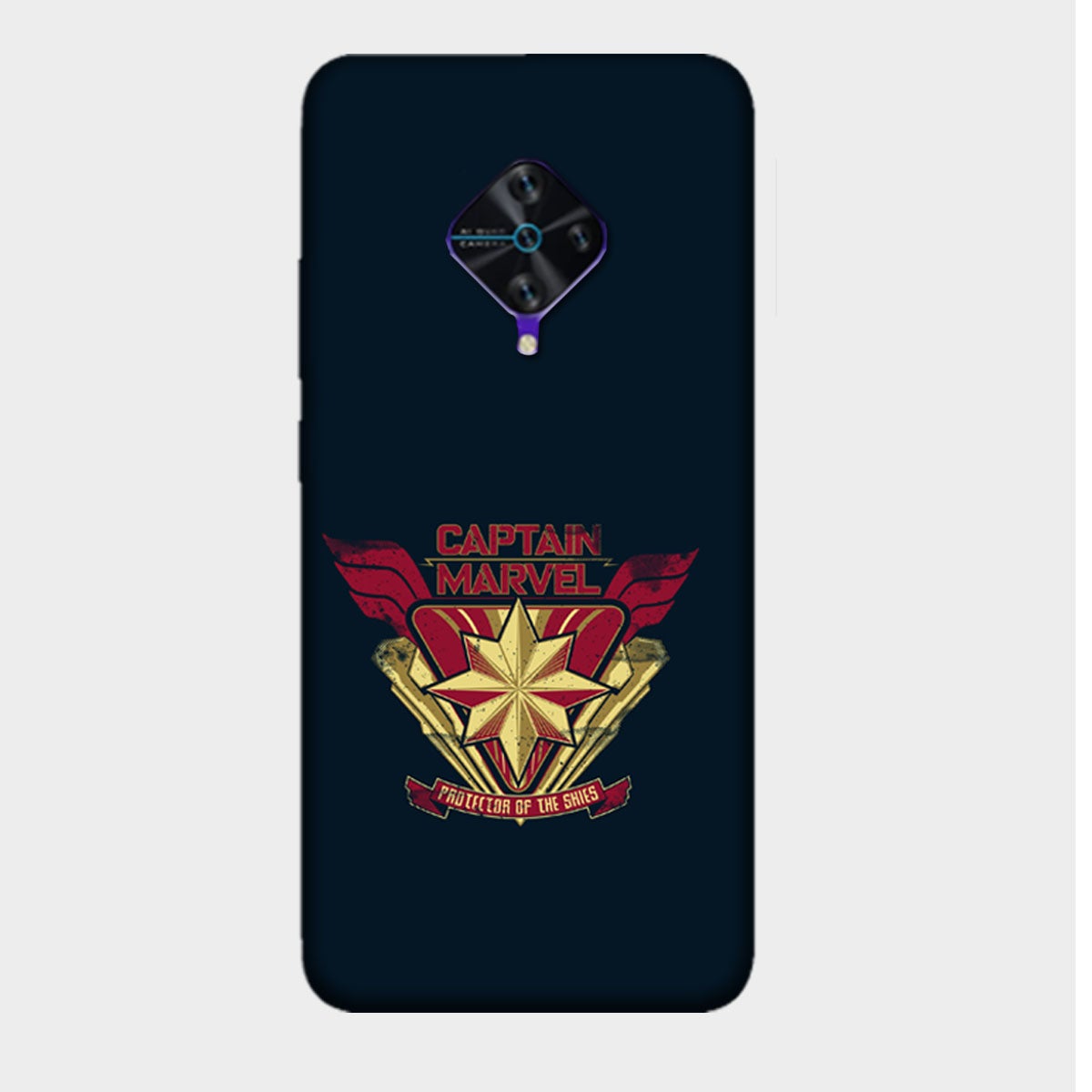 Captain Marvel - Protector of the Skies - Mobile Phone Cover - Hard Case - Vivo