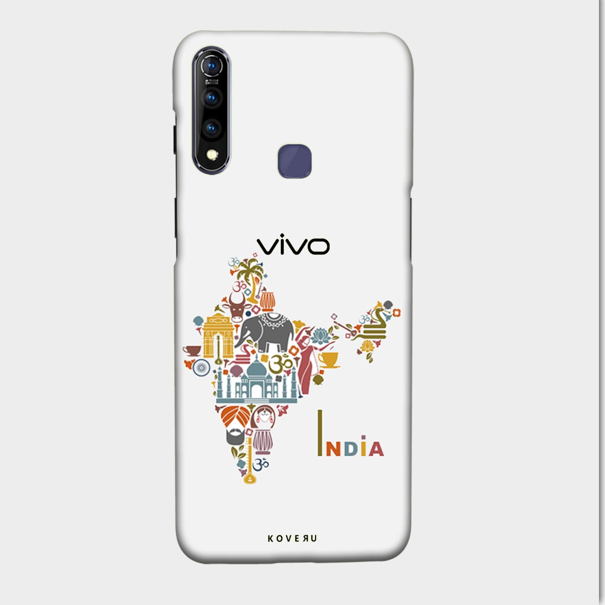 Incredible India - Mobile Phone Cover - Hard Case - Vivo