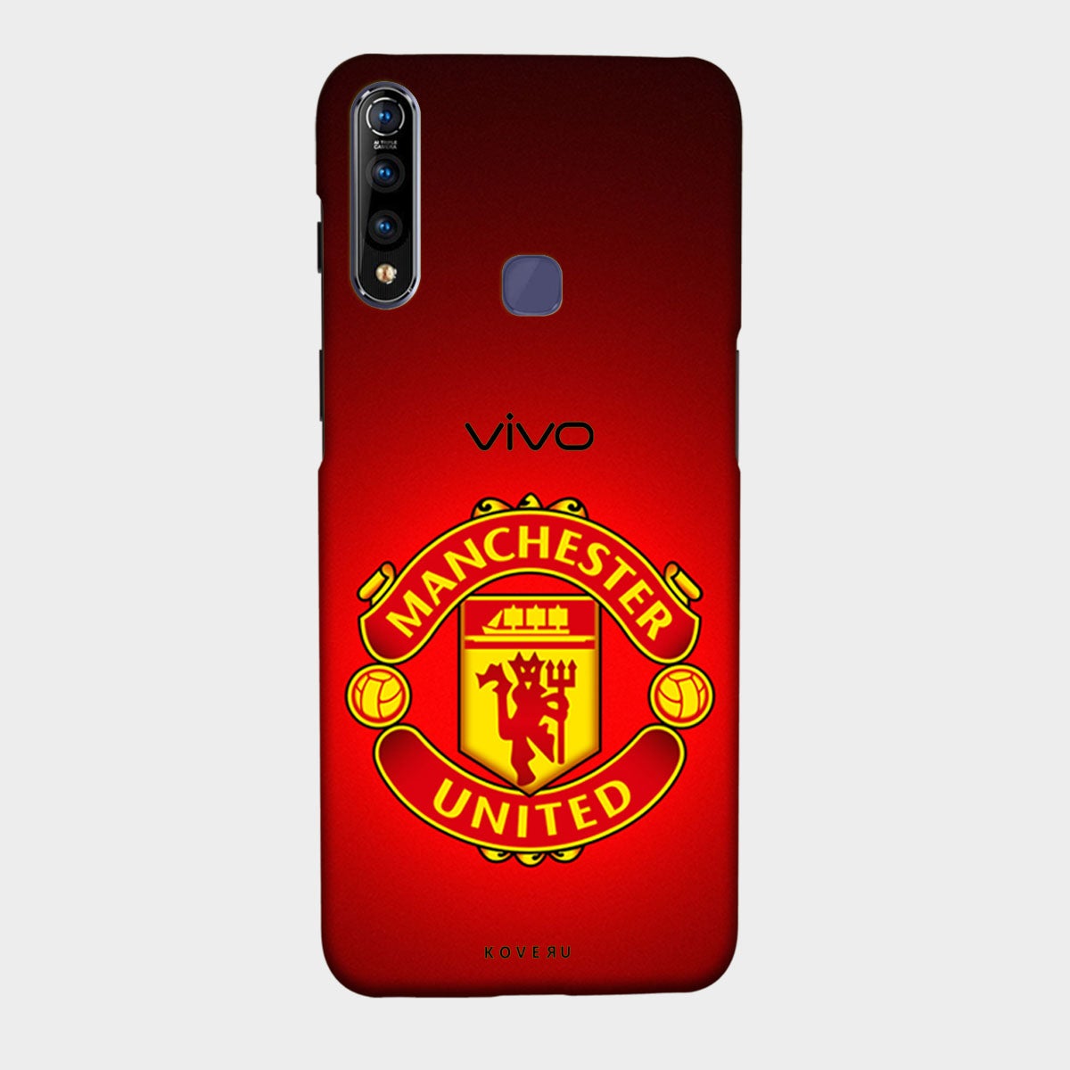 Manchester United Red - Mobile Phone Cover - Hard Case - Vivo