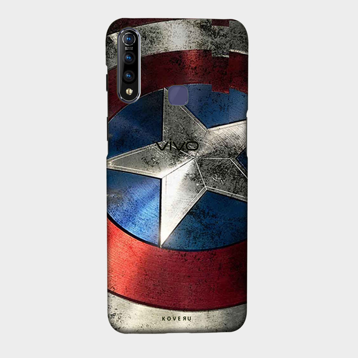 Captain America Shield - Mobile Phone Cover - Hard Case 1 - Vivo