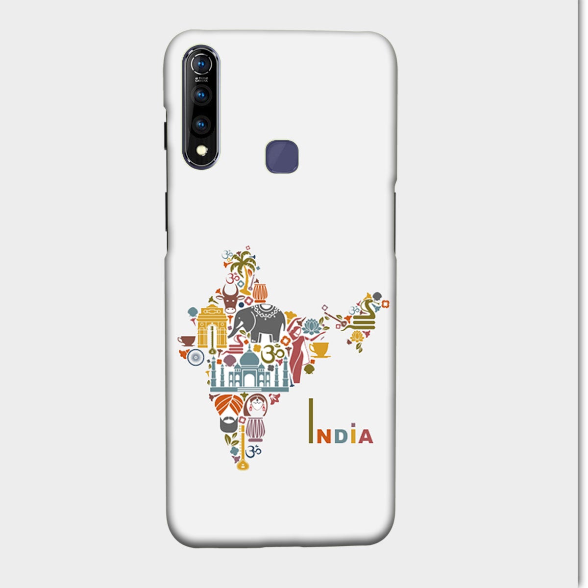 Incredible India - Mobile Phone Cover - Hard Case - Vivo