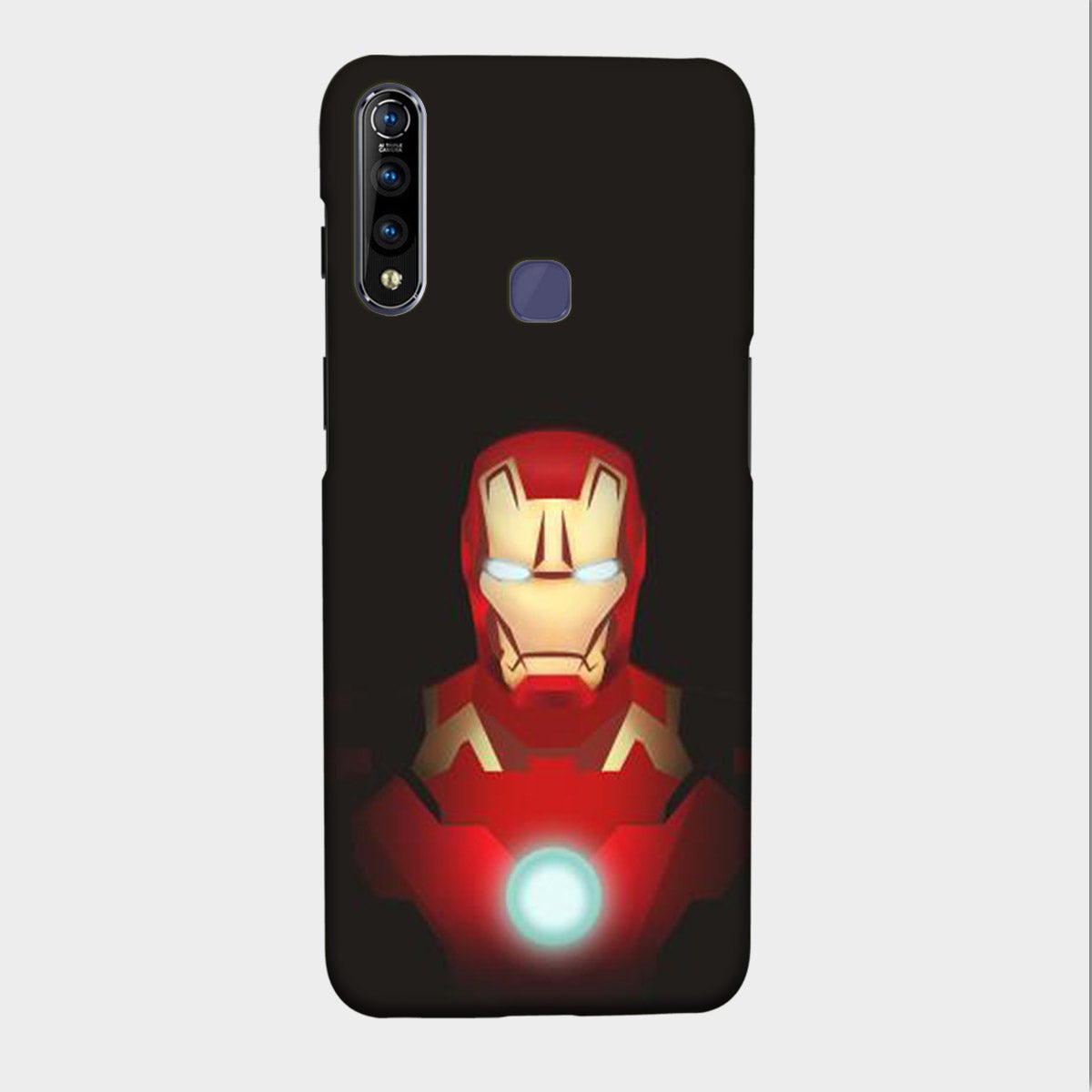 Iron Man - Black - Mobile Phone Cover - Hard Case - Vivo