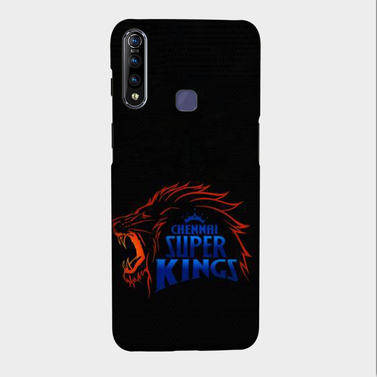 Chennai Super Kings - Black - Mobile Phone Cover - Hard Case - Vivo