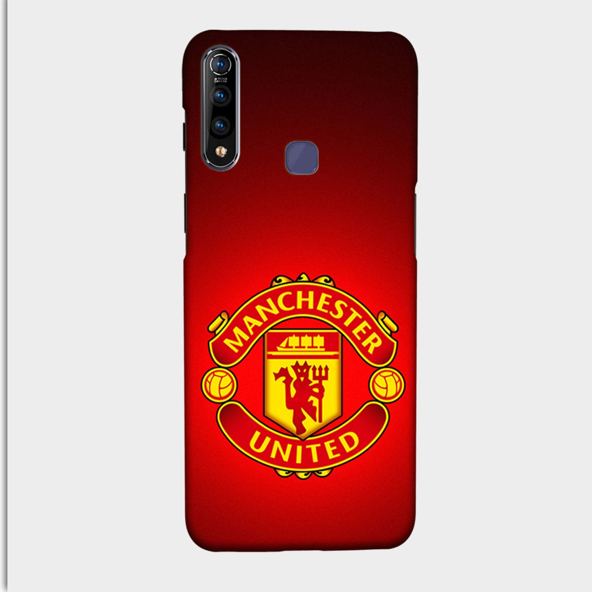 Manchester United Red - Mobile Phone Cover - Hard Case - Vivo