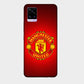 Manchester United Red - Mobile Phone Cover - Hard Case - Vivo