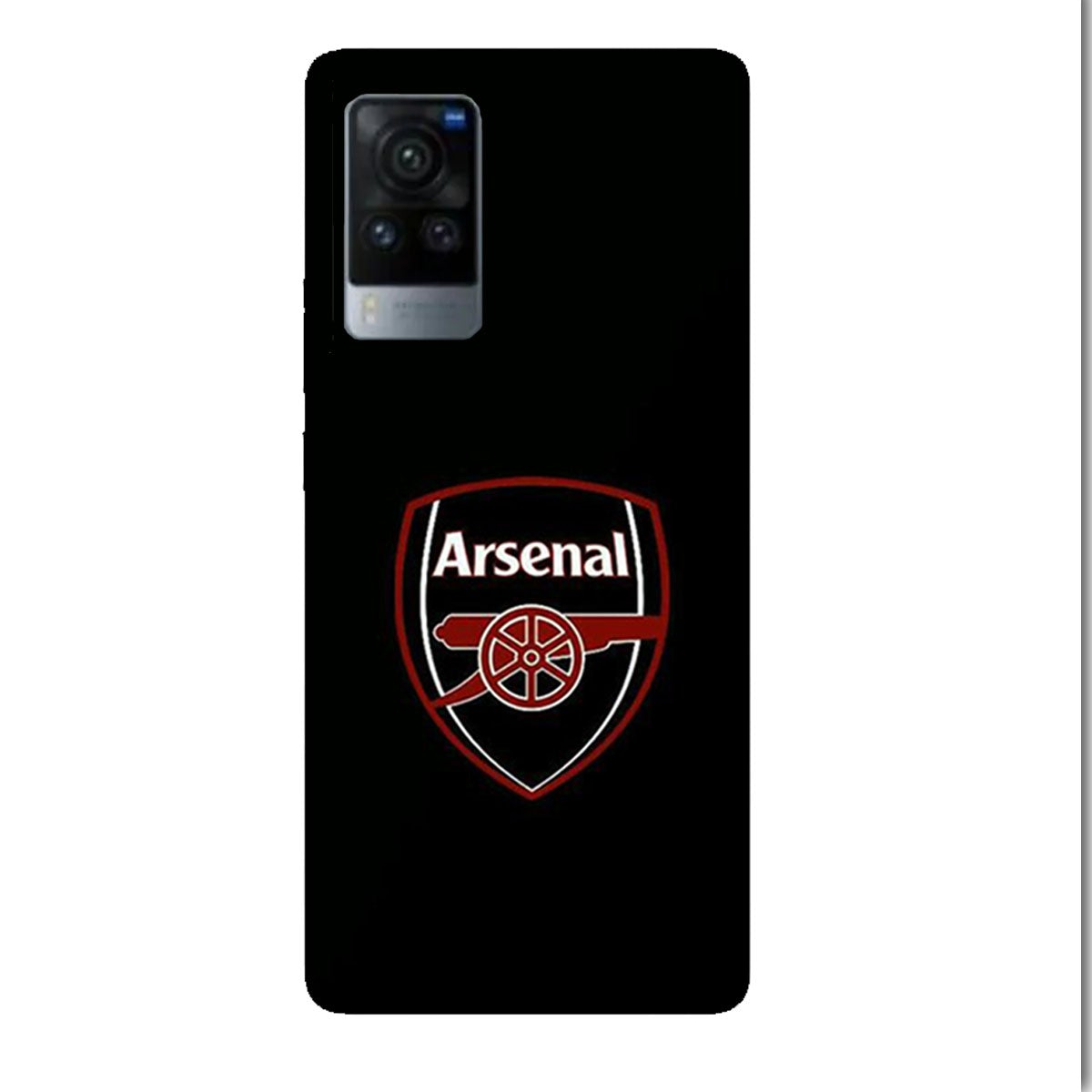 Arsenal - Black - Mobile Phone Cover - Hard Case - Vivo