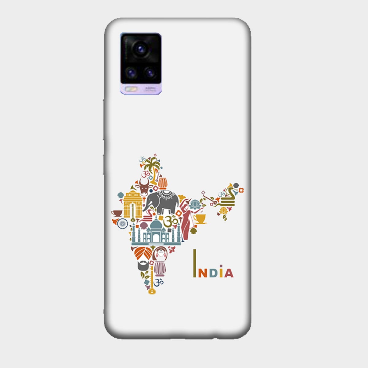 Incredible India - Mobile Phone Cover - Hard Case - Vivo