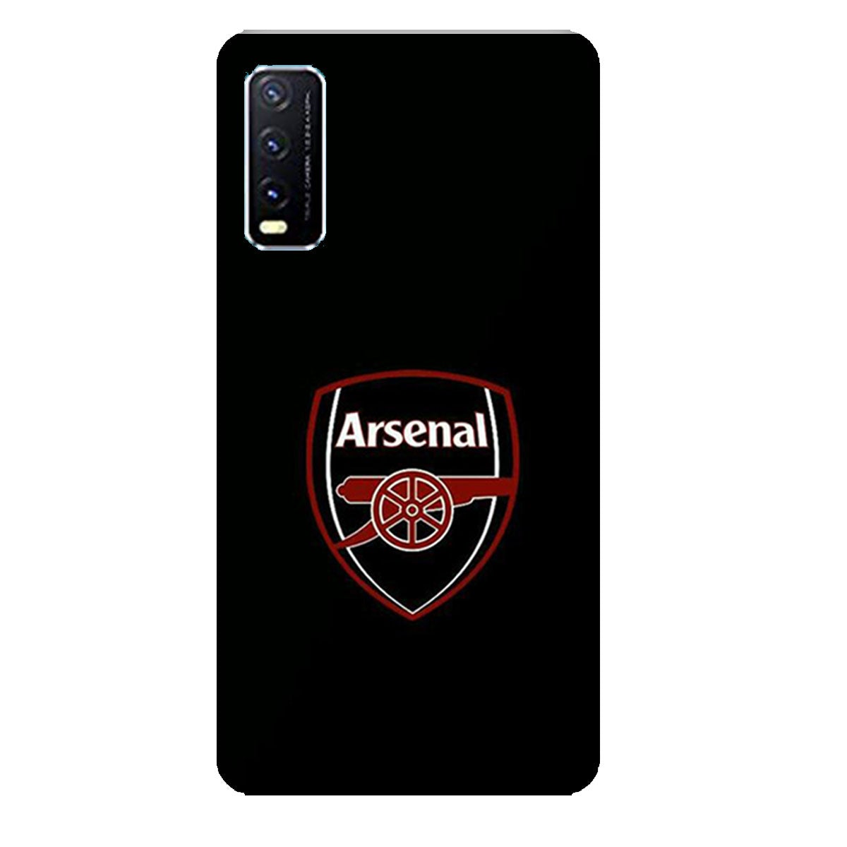 Arsenal - Black - Mobile Phone Cover - Hard Case - Vivo