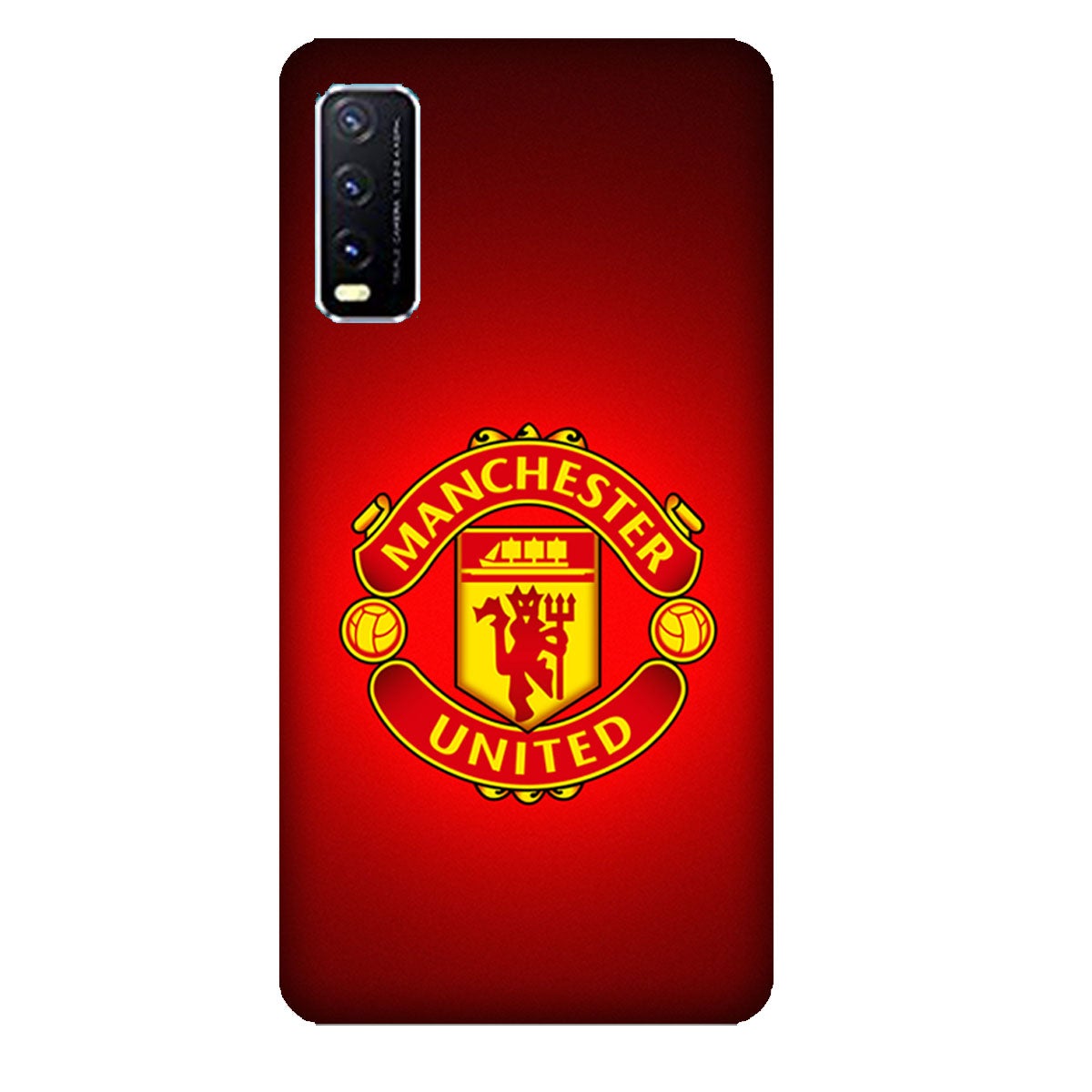 Manchester United Red - Mobile Phone Cover - Hard Case - Vivo