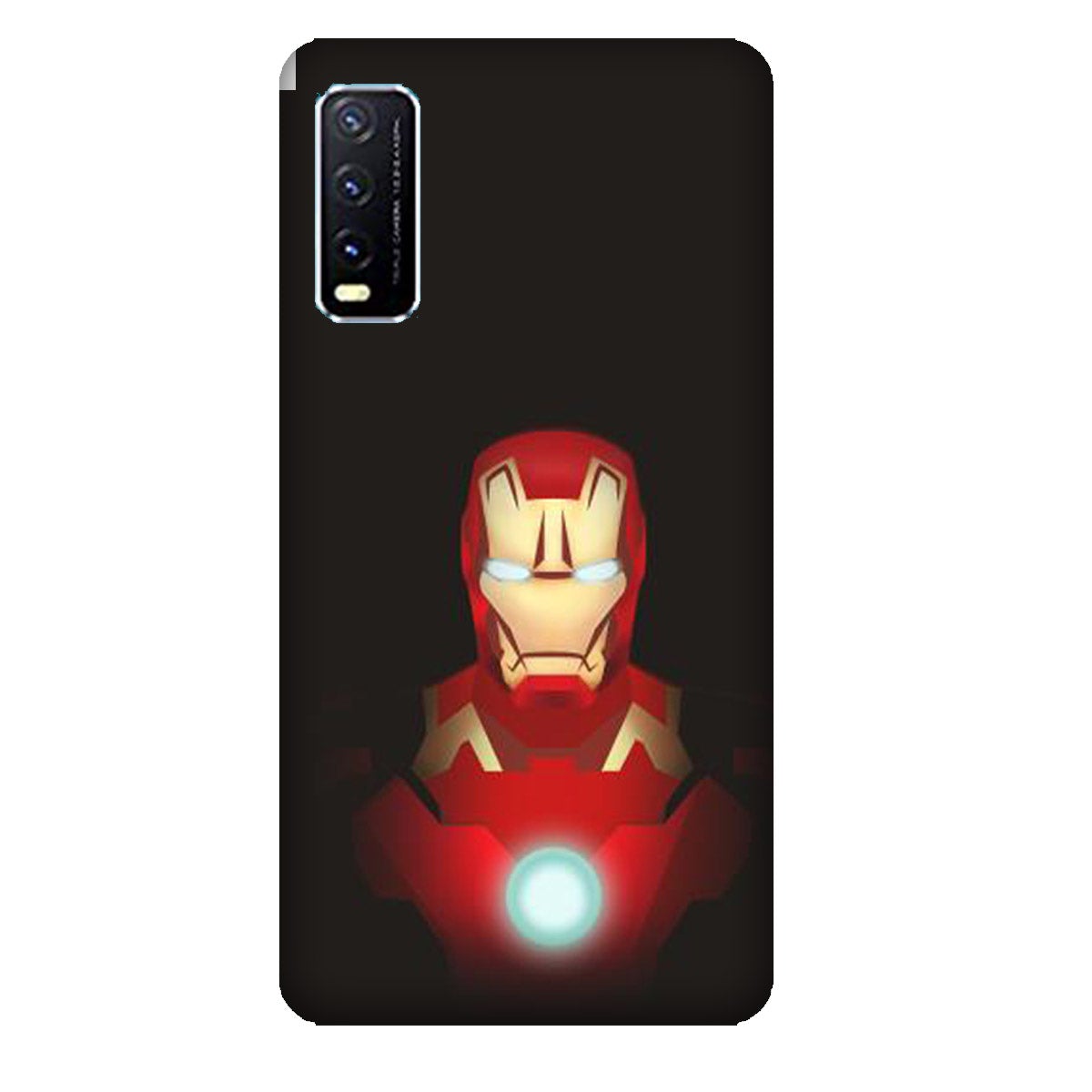 Iron Man - Black - Mobile Phone Cover - Hard Case - Vivo