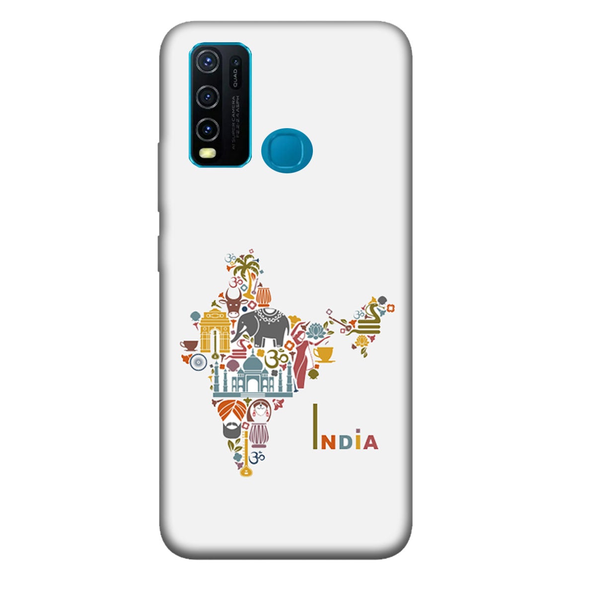 Incredible India - Mobile Phone Cover - Hard Case - Vivo