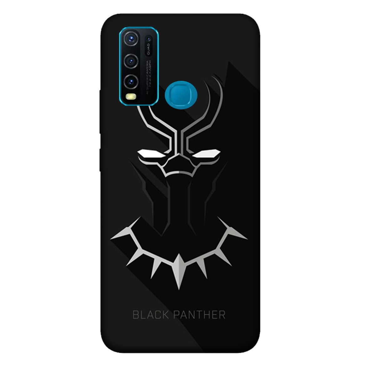 Black Panther - Grey - Mobile Phone Cover - Hard Case - Vivo