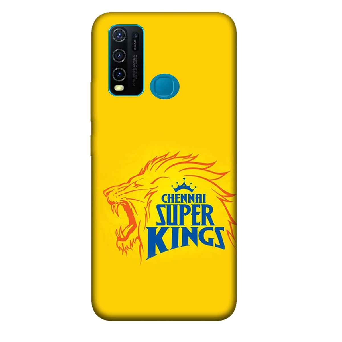 Chennai Super Kings - Yellow - Mobile Phone Cover - Hard Case - Vivo