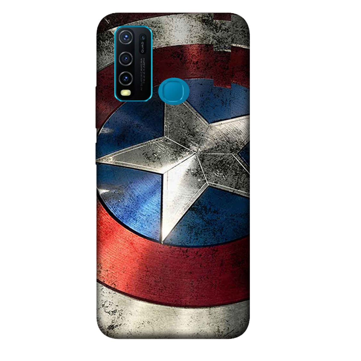 Captain America Shield - Mobile Phone Cover - Hard Case 1 - Vivo