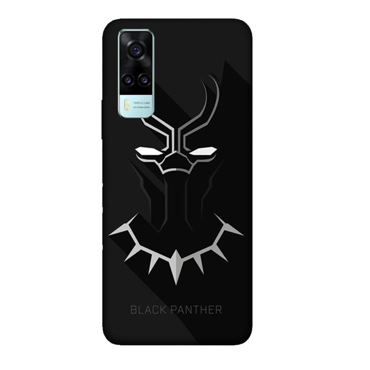 Black Panther - Grey - Mobile Phone Cover - Hard Case - Vivo