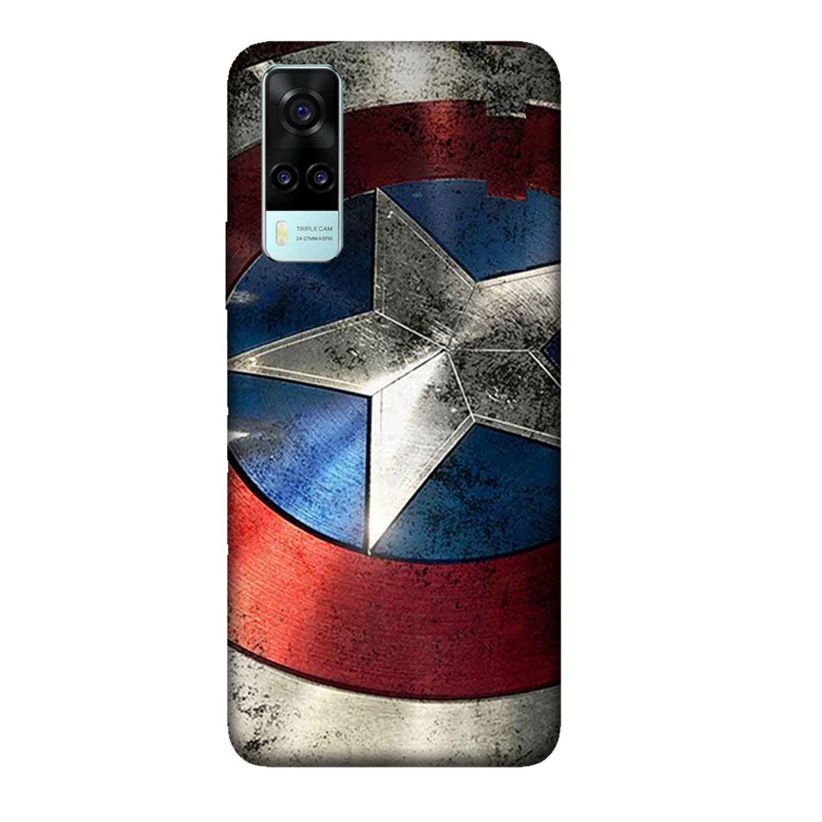 Captain America Shield - Mobile Phone Cover - Hard Case 1 - Vivo