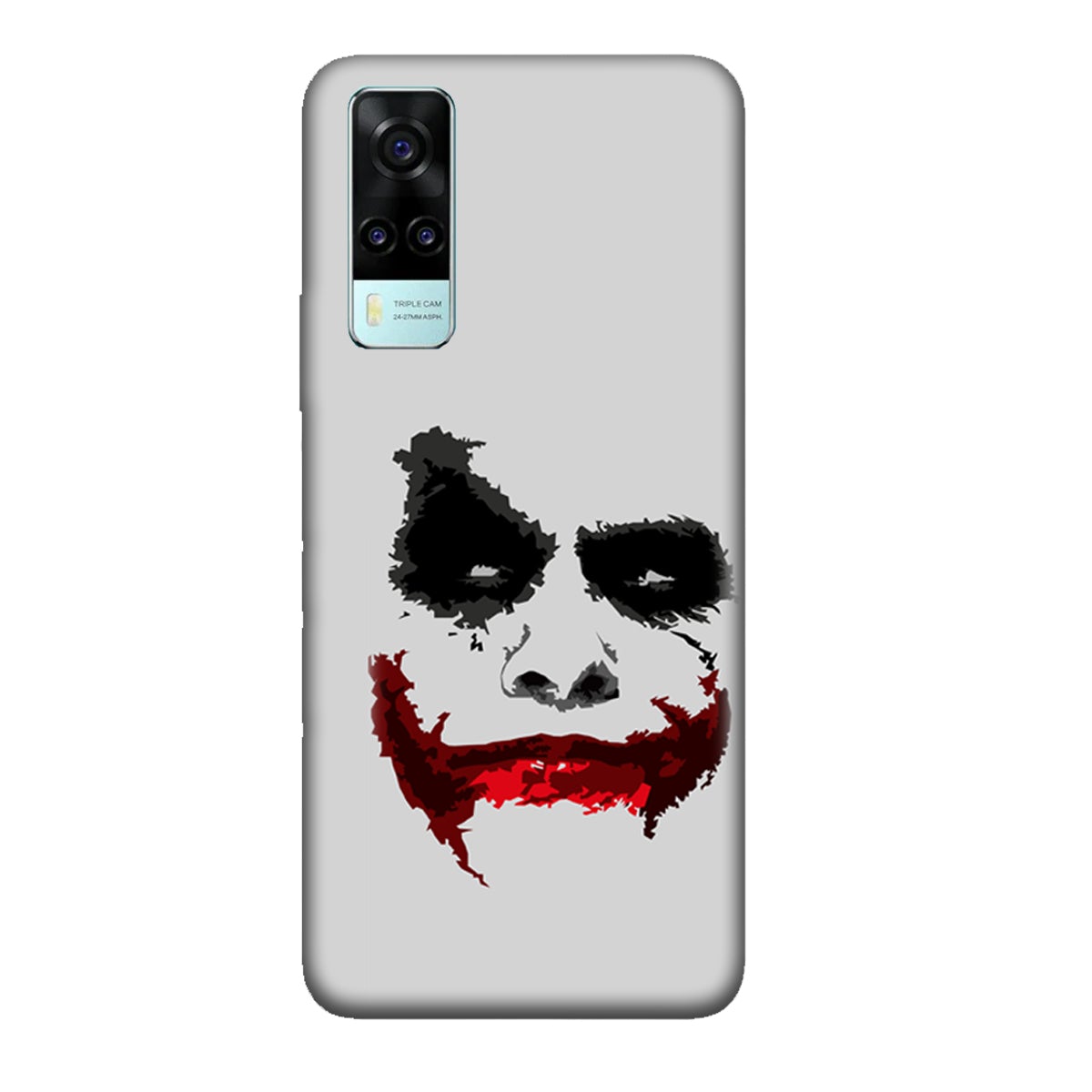 The Joker Face - White - Mobile Phone Cover - Hard Case - Vivo