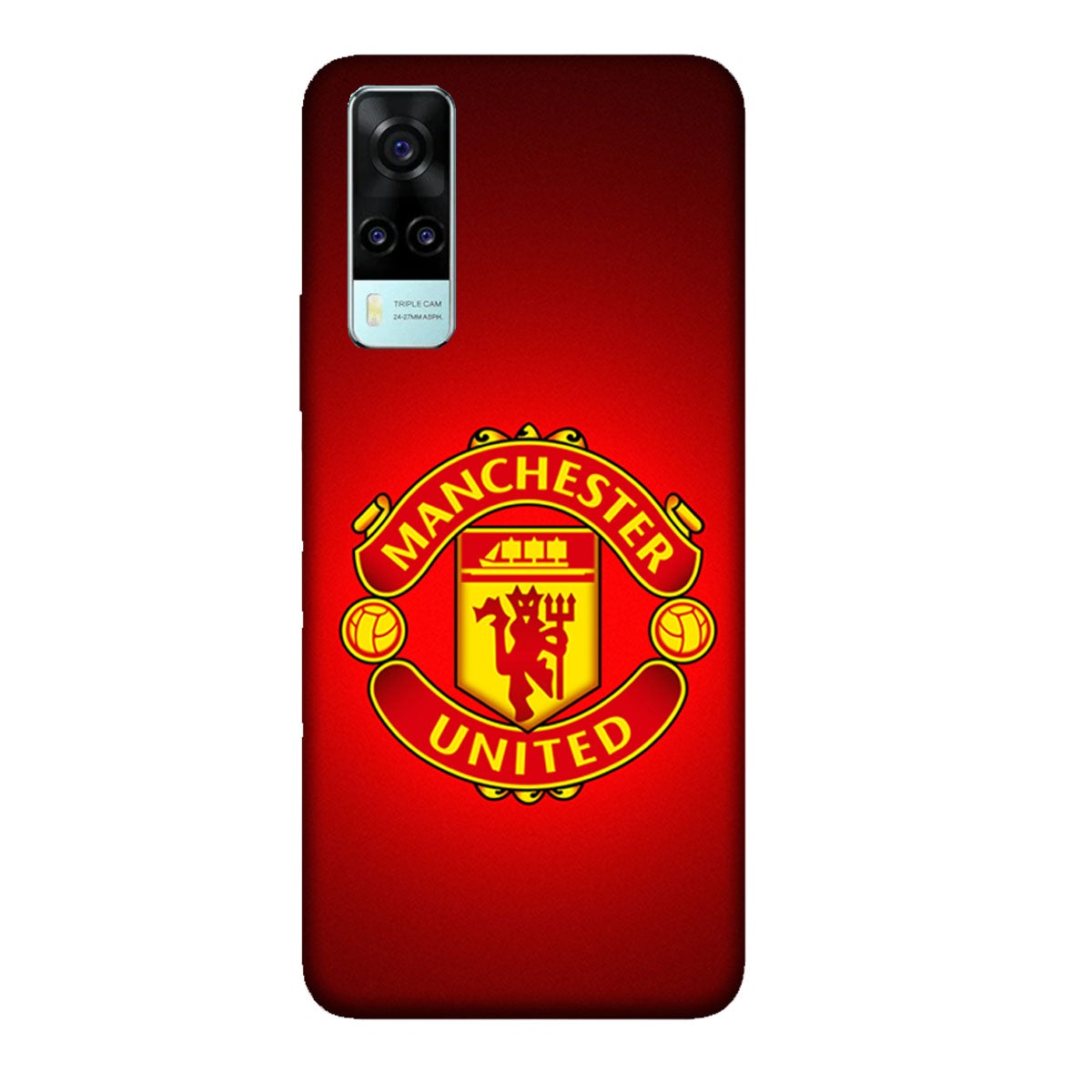 Manchester United Red - Mobile Phone Cover - Hard Case - Vivo