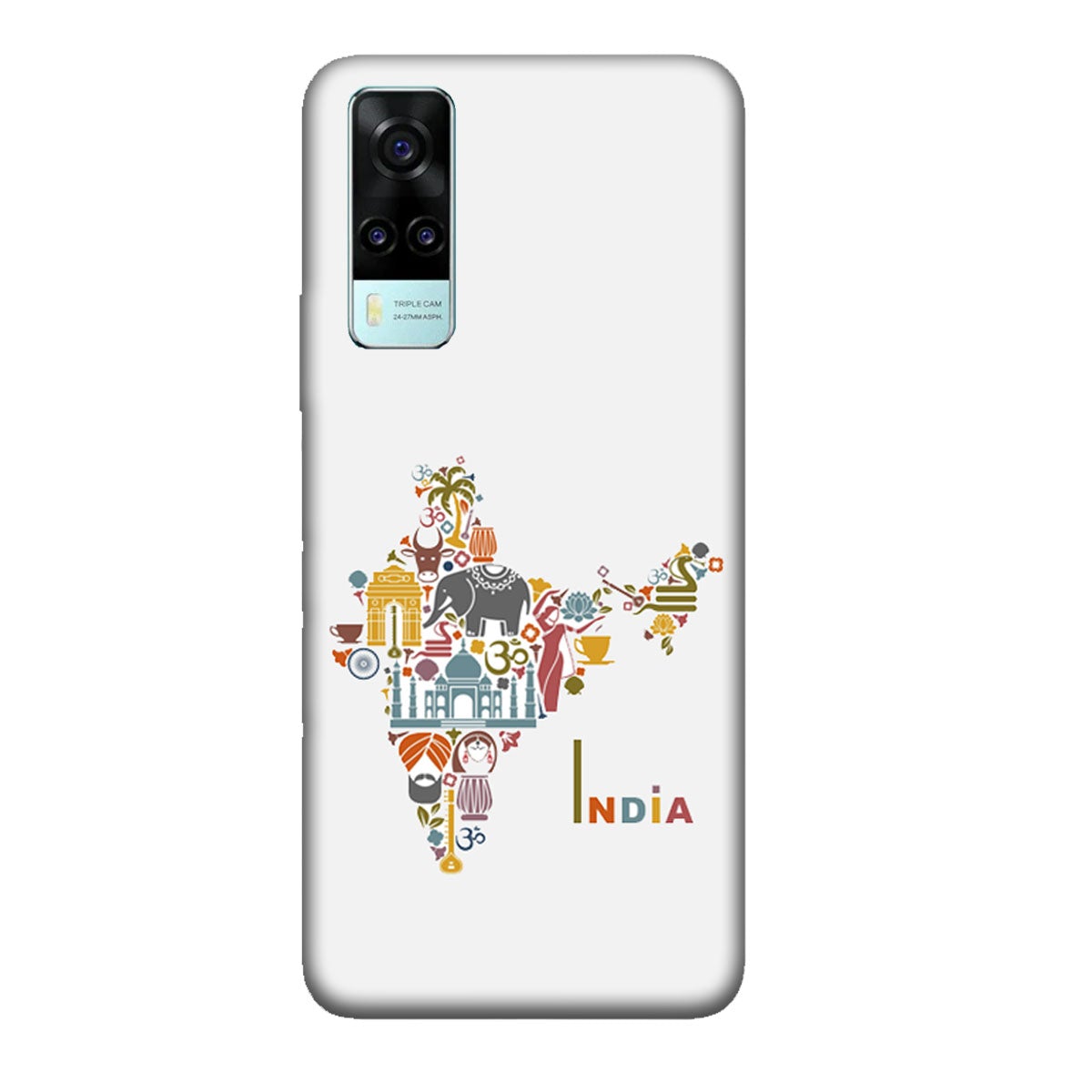 Incredible India - Mobile Phone Cover - Hard Case - Vivo