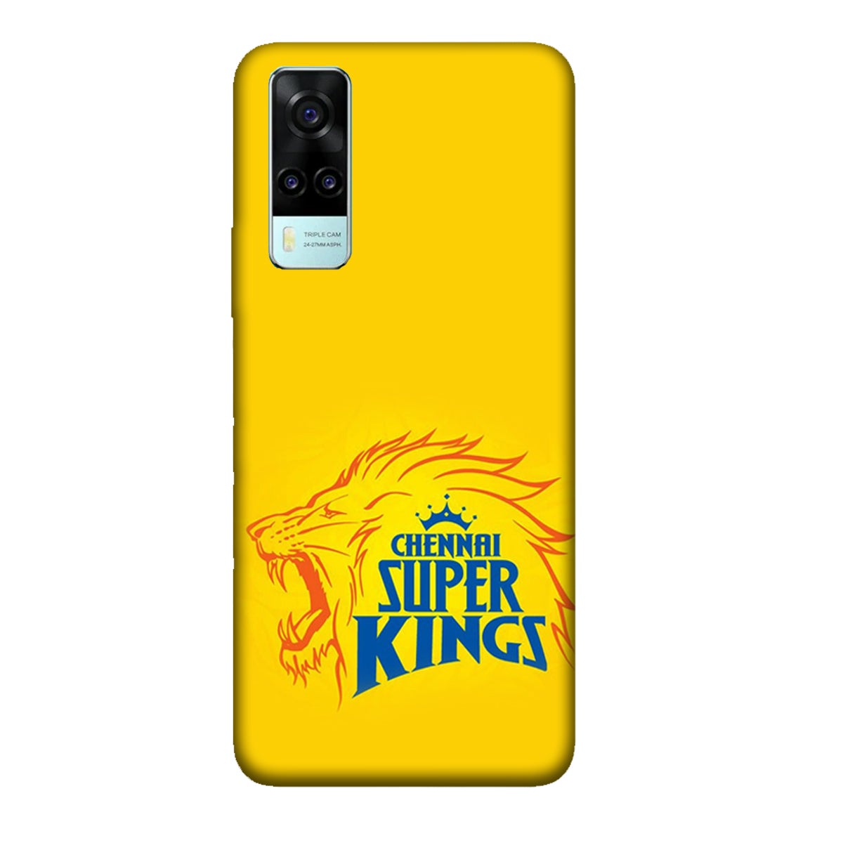 Chennai Super Kings - Yellow - Mobile Phone Cover - Hard Case - Vivo