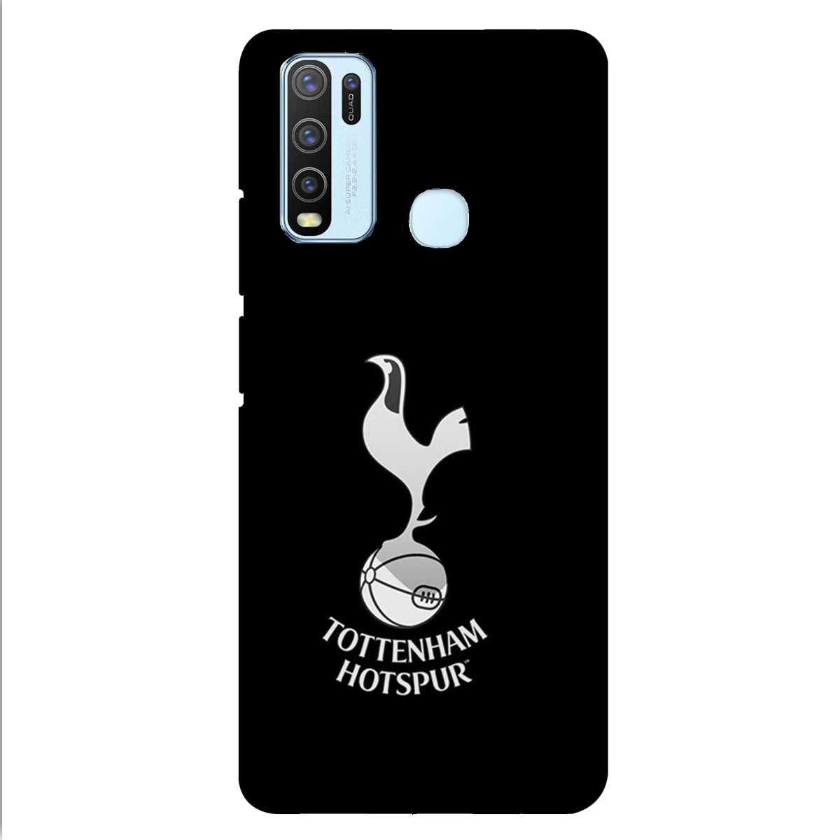 Tottenham Hotspurs - Black - Mobile Phone Cover - Hard Case - Vivo