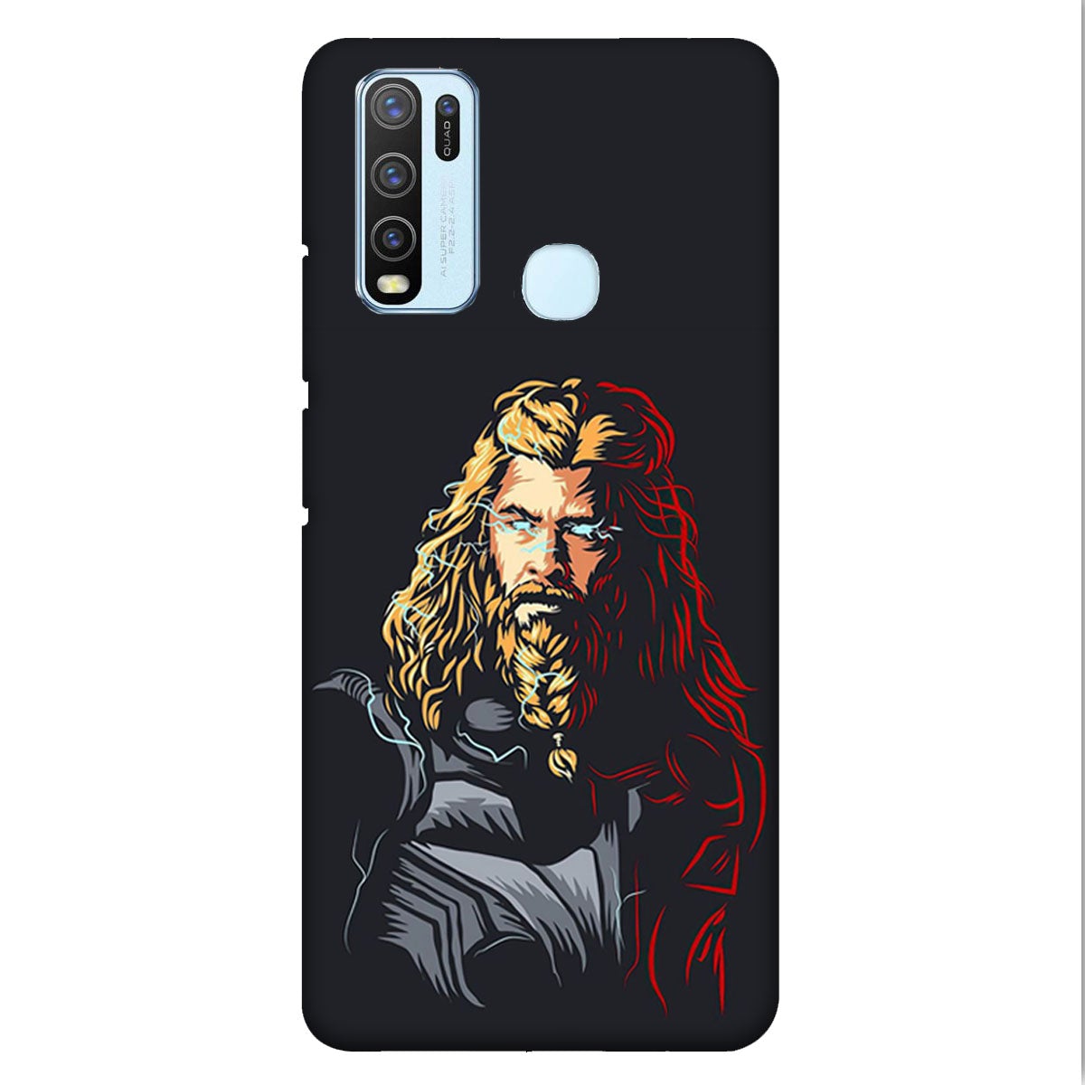 Thor - Bearded - Mobile Phone Cover - Hard Case - Vivo
