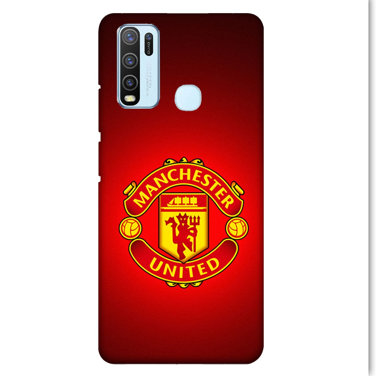 Manchester United Red - Mobile Phone Cover - Hard Case - Vivo