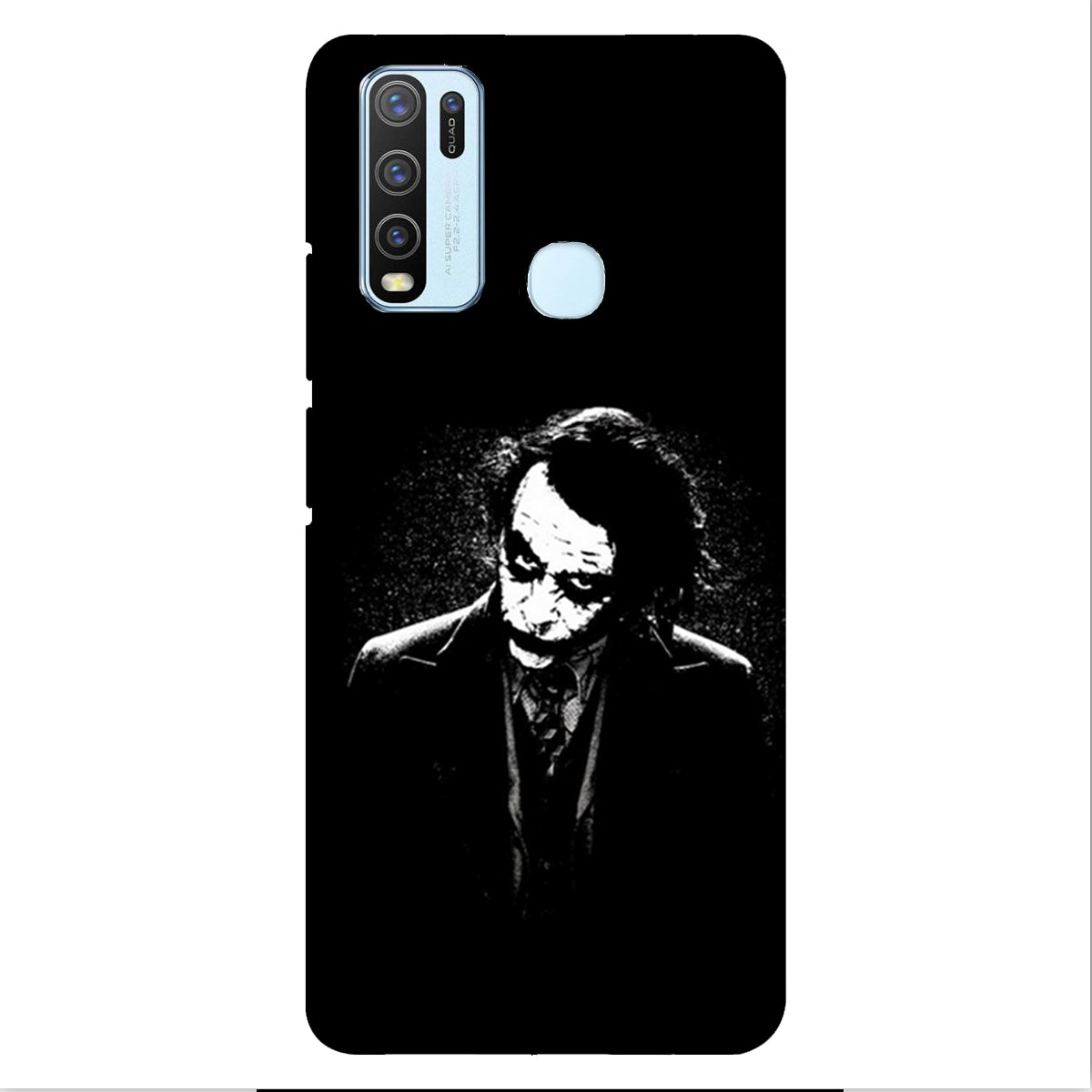 The Joker - Black & White - Mobile Phone Cover - Hard Case - Vivo