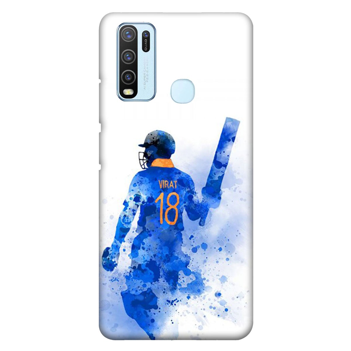 Virat Kohli - Team India - Mobile Phone Cover - Hard Case - Vivo