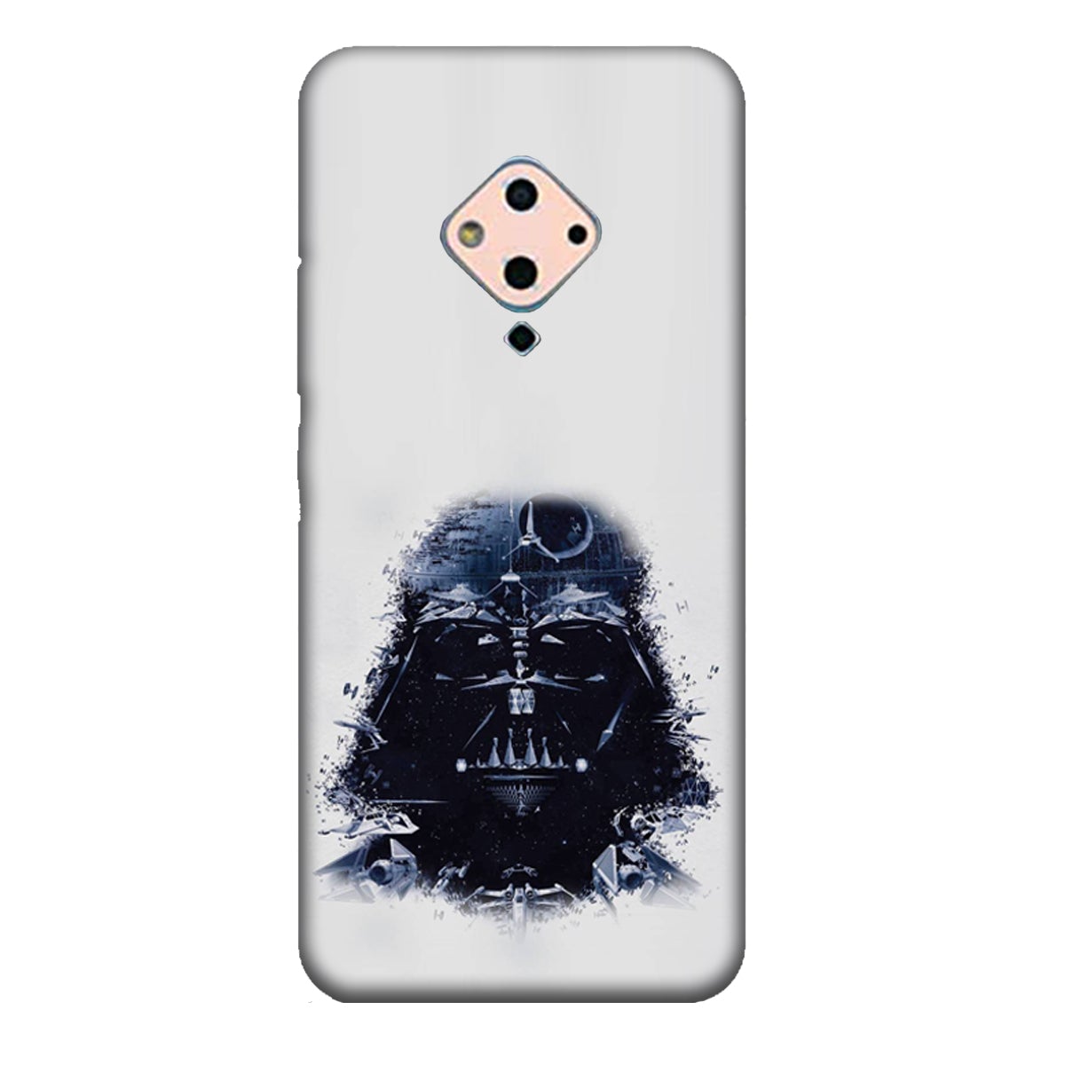 Star Wars - Darth Vader - White - Mobile Phone Cover - Hard Case - Vivo