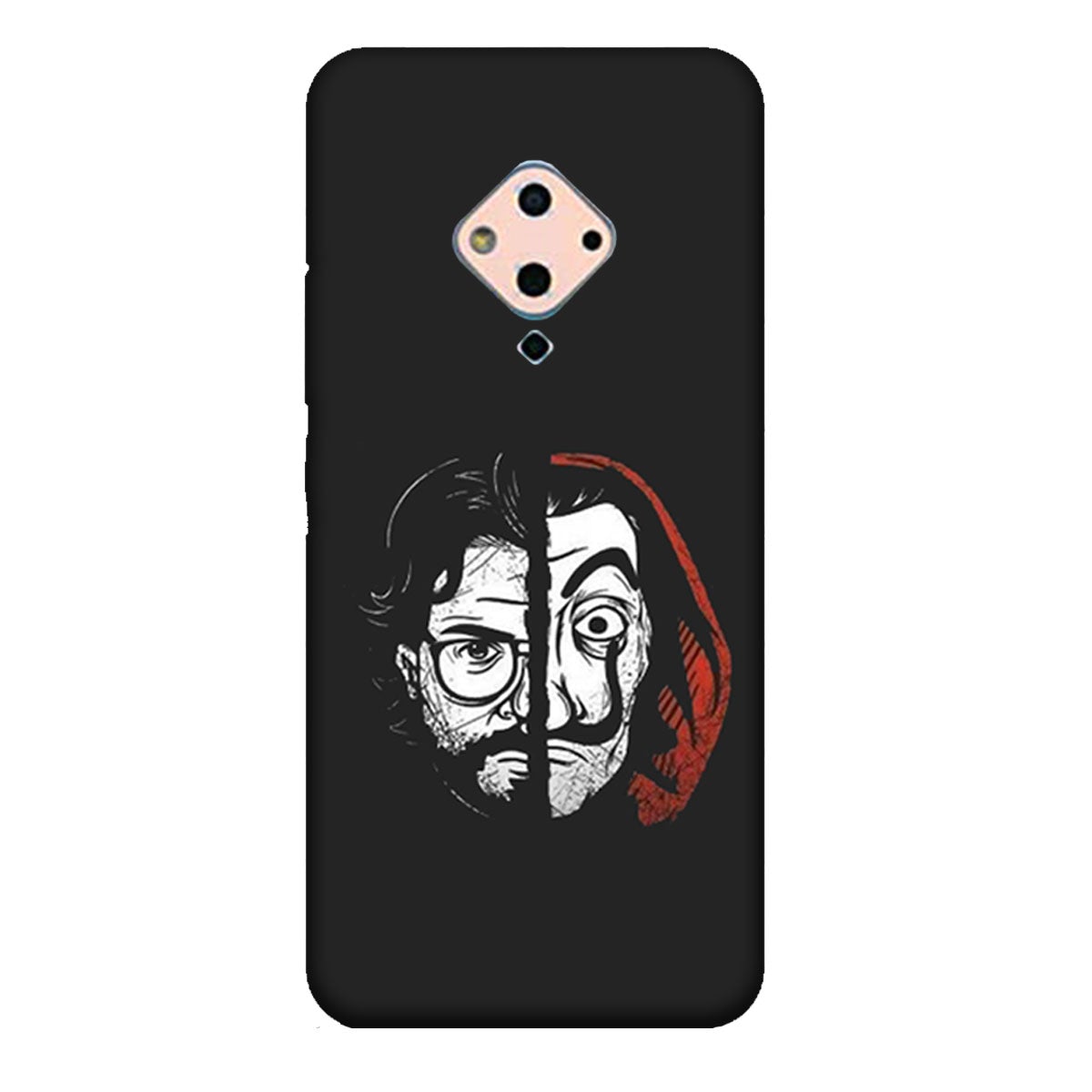 Money Heist Professor - Mobile Phone Cover - Hard Case - Vivo