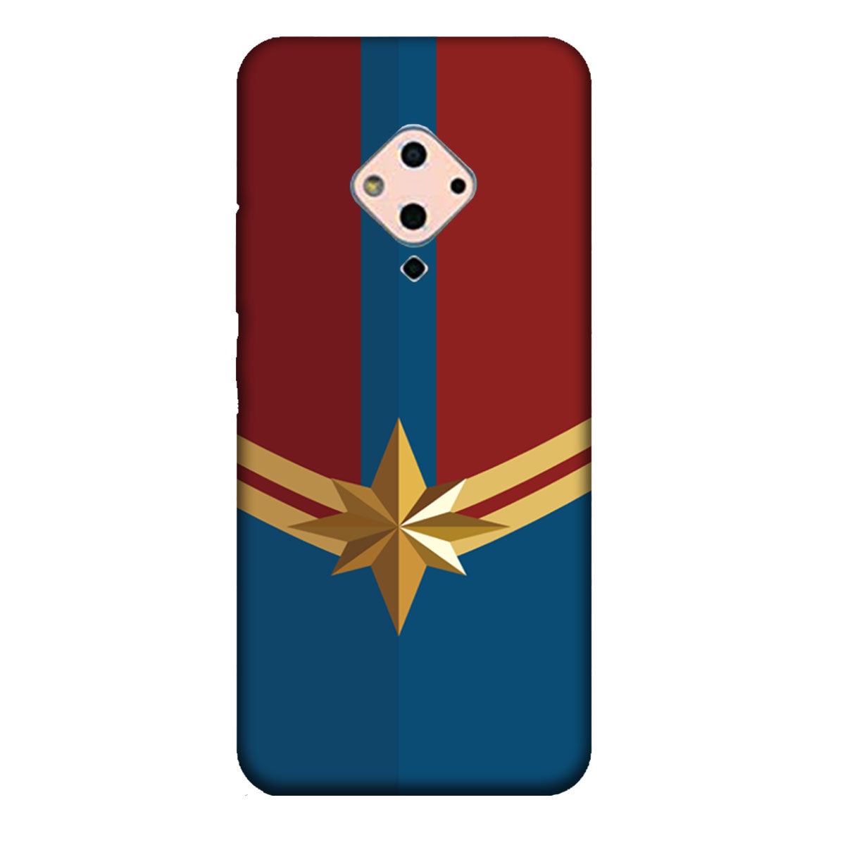 Captain Marvel - Avengers - Mobile Phone Cover - Hard Case - Vivo