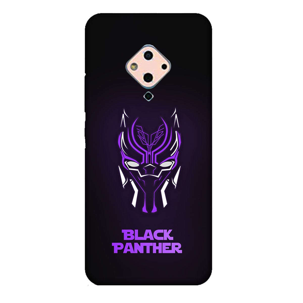 Black Panther - Purple - Mobile Phone Cover - Hard Case - Vivo