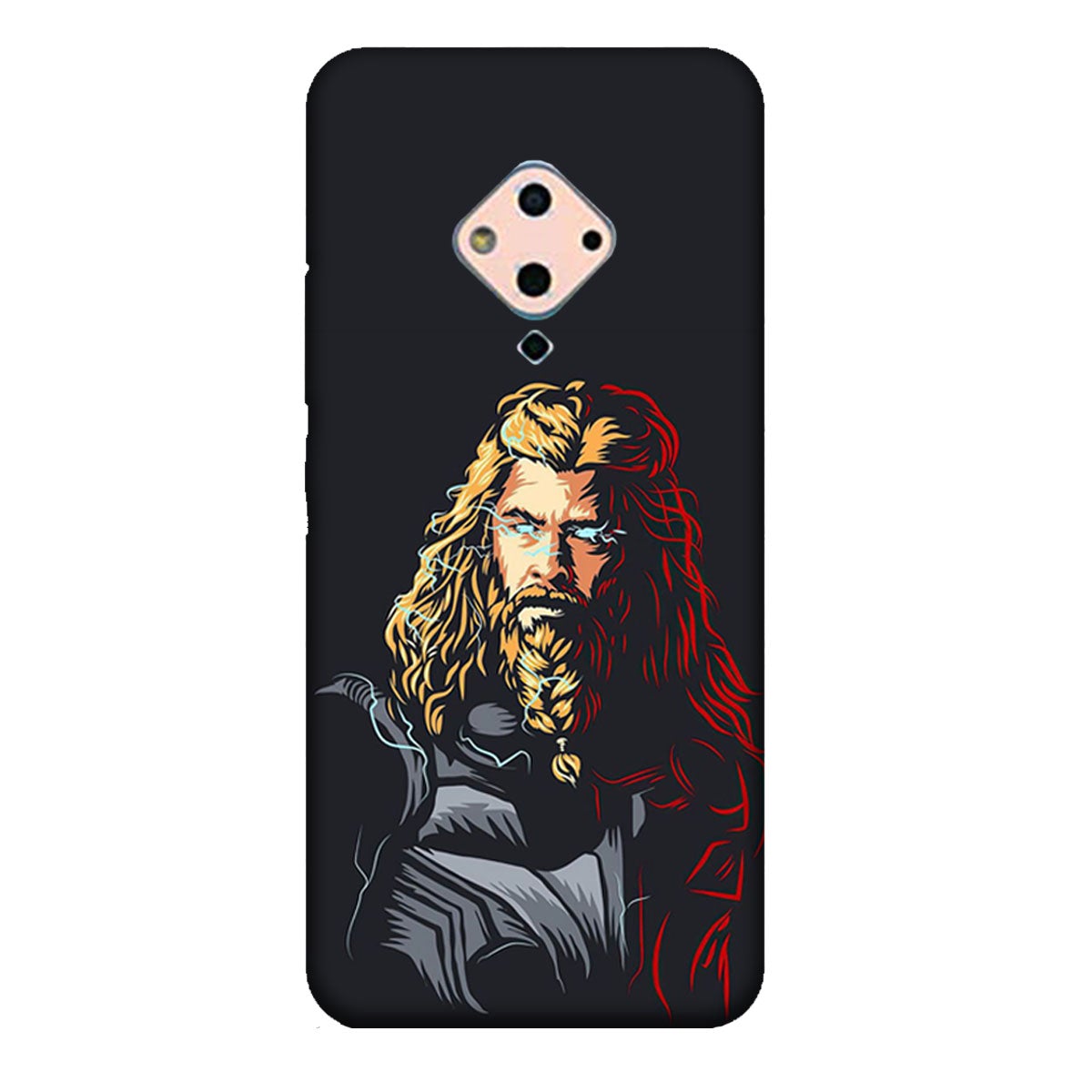 Thor - Bearded - Mobile Phone Cover - Hard Case - Vivo