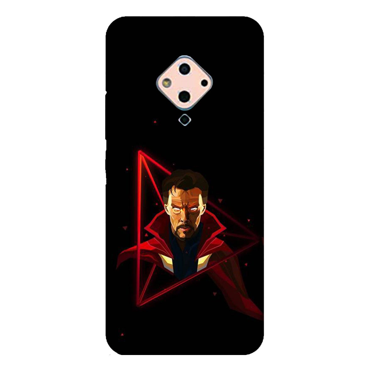 Doctor Strange - Black - Mobile Phone Cover - Hard Case - Vivo