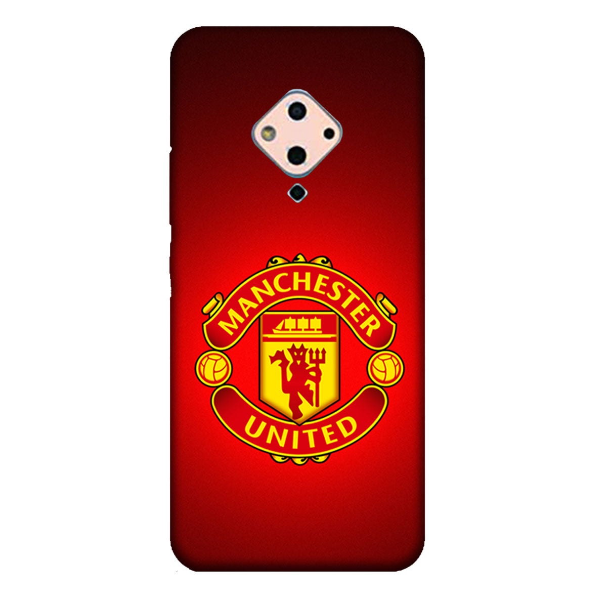 Manchester United Red - Mobile Phone Cover - Hard Case - Vivo