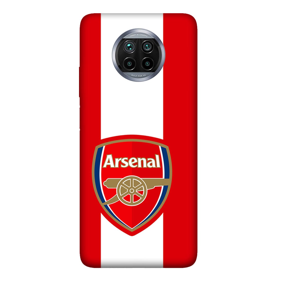 Arsenal FC - Red & White - Mobile Phone Cover - Hard Case