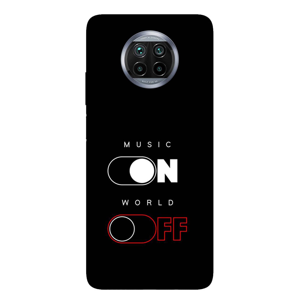 Music On World Off - Mobile Phone Cover - Hard Case