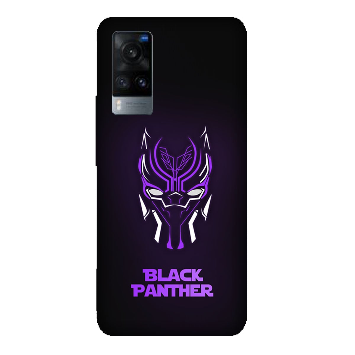 Black Panther - Purple - Mobile Phone Cover - Hard Case - Vivo